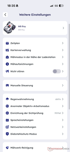 Inställningsmenyn
