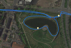 GPS-Test: Sony Xperia 10 – Cykeltur runt en sjö