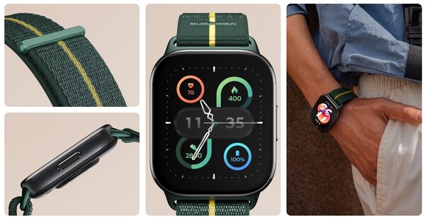 Moto Watch Fit har ett utbytbart 22 mm band. (Bildkälla: Motorola)