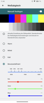 Inställningar för Sony Xperia 1 V