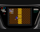 En skärmdump av Sonic Chaos som spelar i Yakuza Kiwami 3:s Sega Game Gear-emulator i spelet