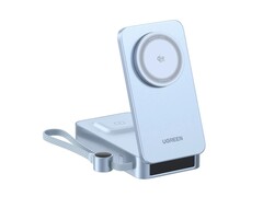 Den vikbara laddaren Ugreen, som ännu inte släppts, stöder 25W Qi2.2 trådlös laddning och upp till 100W via en USB-C-kabel. (Bildkälla: MaxGaming)