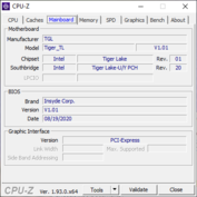 cpu-z: Moderkort