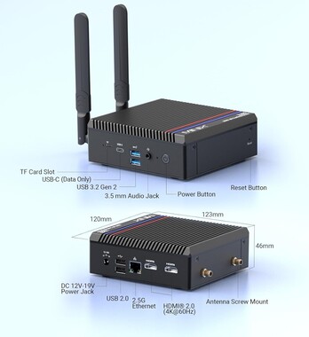 Z150-0dB har ett passivt kylsystem (Bildkälla: Minix)