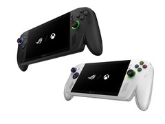 ROG Xbox Ally och ROG Xbox Ally X kommer att lanseras med ett färgalternativ vardera. (Bildkälla: Asus - redigerad)