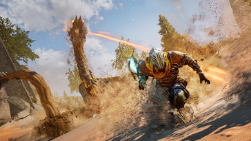 En bild som visar en fiende i Atlas Fallen: Reign of Sand.