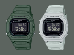 De nya klockorna i Casios W-218H-serie (bilden) kommer att lanseras i Europa. (Bildkälla: Casio)