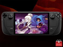 Better With 4 Friends semesterpaketet kommer att upphöra den 08 december. På bilden: Steam Deck med omslagsbilden av Towerfall Ascension. (Bildkälla: Valve - redigerad)