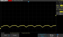 10% ljusstyrka: 240 Hz PWM