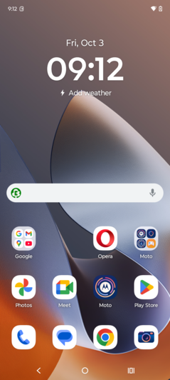Programvara på Motorola Moto G86 Power