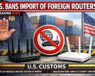 USA förbjuder import av utländska routrar