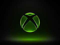 Xbox-logotypen mot en mörk bakgrund