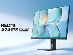 2026 Redmi A24 kostar cirka 65 $ i Kina. På bilden: en kampanjbild av monitorn. (Bildkälla: Xiaomi - redigerad)