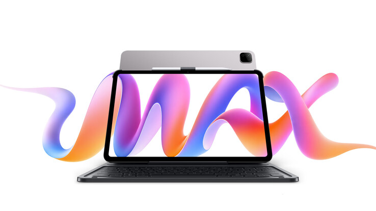 Honor Pad X9b Max-teaserbild med tangentbord