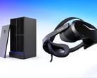 Pimax Spation mini-PC och Crystal Pro VR-headset.