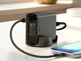 Denna Satechi 140 watt GAN snabbladdare kan mata ut maximalt 140 watt åt gången. 