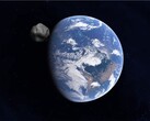 En bild som visar en asteroid på väg mot jorden. (Bildkälla: Batman111 - Pixabay)