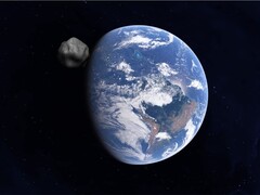 En bild som visar en asteroid på väg mot jorden. (Bildkälla: Batman111 - Pixabay)