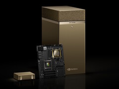 Nvidia DGX Station (till höger) tar kraften från en AI-superdator till skrivbordet. (Bildkälla: Nvidia)