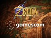 Banner för remaken av Ocarina of Time och Gamescom visas