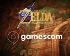 Banner för remaken av Ocarina of Time och Gamescom visas