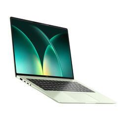 Honor MagicBook Pro 14 i grönt.
