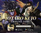 Reklamgrafik för JoJo's Bizarre Adventure: Golden Spirit.