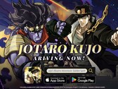 Reklamgrafik för JoJo's Bizarre Adventure: Golden Spirit.
