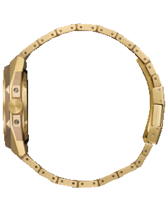 Citizen NB6085-57W från sidan med kronan och armbandet.