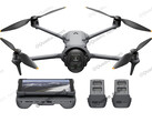 DJI:s fjärrkontroll RC Pro 2 har en innovativ design med en utfällbar display. (Bildkälla: via Igor Bogdanov)