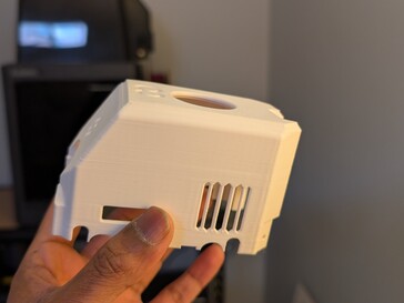 Vridning på övre vänstra kanten, sidan på byggplattan.