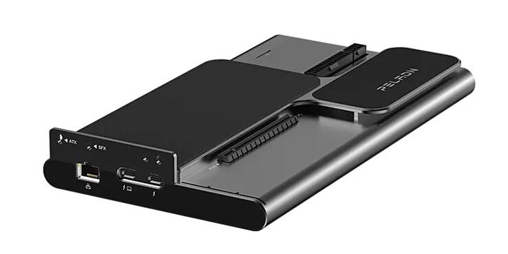 Peladn döljer M.2 SSD-expansion på undersidan av Link S-3. (Bildkälla: Peladn)