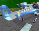 I spelet ”Super Mario Eclipse” går Mario ombord på prinsessan Peachs semesterflygplan.