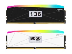 Svarta och vita varianter av XFinity+-modulerna med OLED-skärmar. (Bildkälla: V-color)