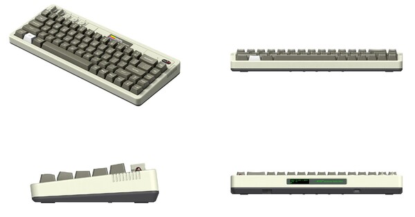 Designen på 8BitDo Retro 68 Keyboard AP50th Limited Edition är inspirerad av Apple II.
