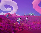 Astroneer är ett sci-fi-överlevnadsspel med fyra spelare i co-op och massor av ljusa färger. (Bildkälla: Steam)