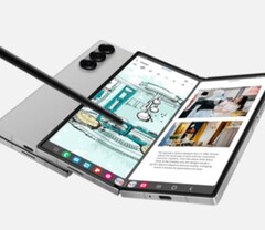 Galaxy Z Fold6, liksom Z Fold5 och Z Fold4 före den, hade en kamera under skärmen. (Bildkälla: Samsung)