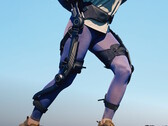 Hypershell Halo-exoskelettet fästs på både över- och underbenen för att ge motoriserat gångstöd.