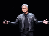 Jensen Huang, VD för Nvidia, håller ett tal (Bildkälla: CNA)