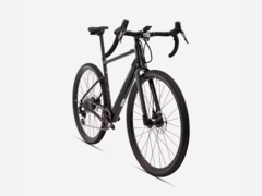 Van Rysel E-GRVL AF HD e-cykel i svart (bilden) finns tillgänglig i Europa. (Bildkälla: Decathlon)