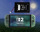 Batteribyte enligt bilden ovan: Zelda 40th Anniversary Switch 2-konsol