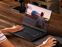 Den nya TUF Gaming A14 i färgkombinationen Jaeger Grey. (Bildkälla: Asus)