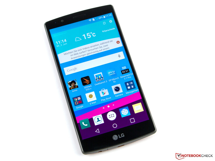 LG's G4 has a big QHD screen.