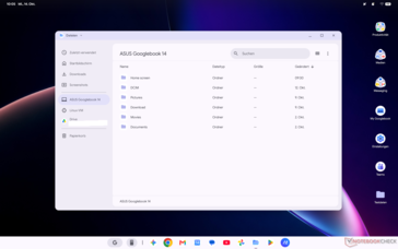 Googlebook OS filutforskare