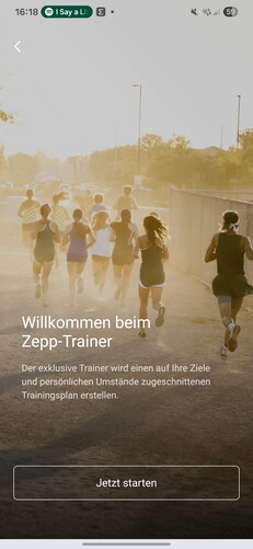 Amazfit Active 2: Träning