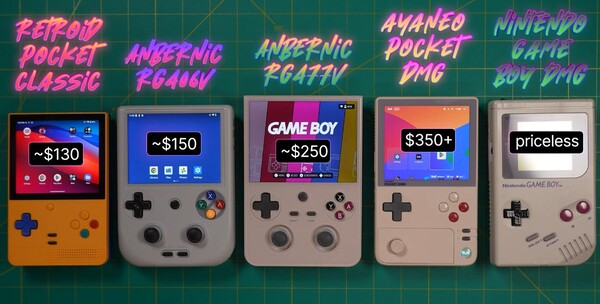 Anbernic RG477V är större än många av sina konkurrenter, men den har också en ganska stor skärm. (Bildkälla: Retro Game Corps)