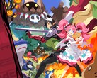 Officiell nyckelbild för Disgaea Mayhem med legosoldaten N.A.