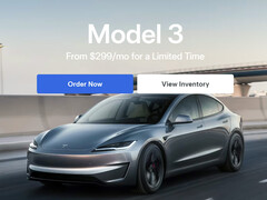 Model 3-hyresavtalet börjar nu från 299 $ / månad. (Bildkälla: Tesla)