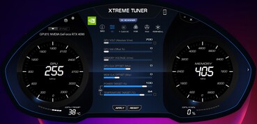 Xtreme Tuner (huvudmenyn)