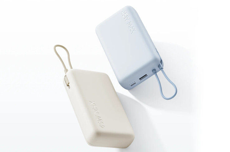 Xiaomi planerar att erbjuda sin nya powerbank på 45 W i två färger.